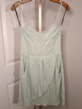 Volcom Light Mint Green Spaghetti Strap Sundress